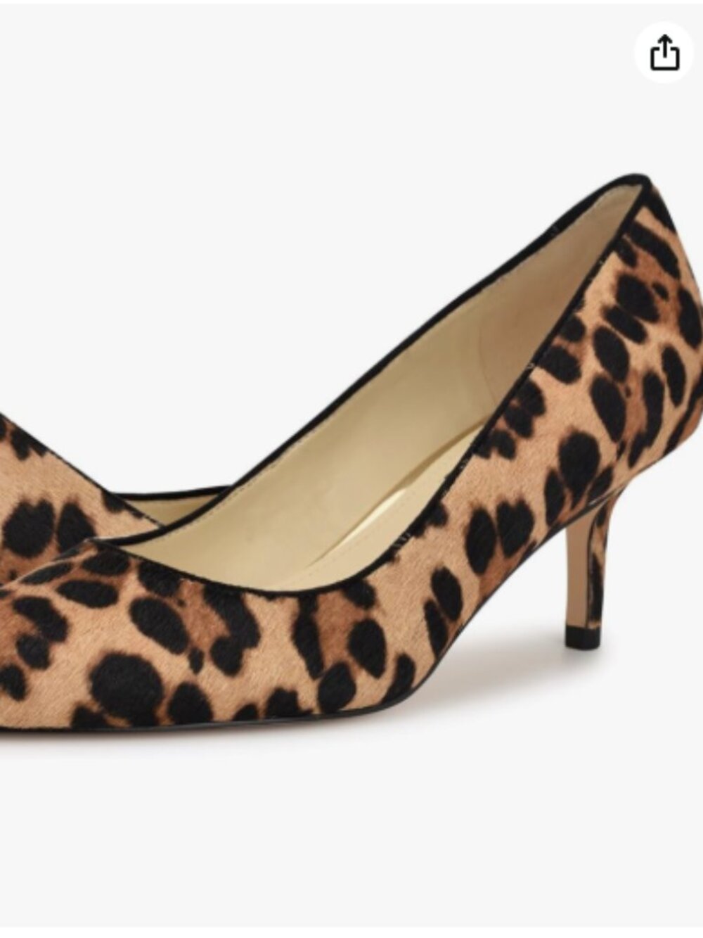 Nine WEST Womens Arlene leopard pumps